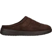 SKECHERS Relaxed Fit: Murette - Garvanza Mikrofiber Herrchokladtofflor