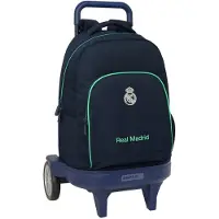 Safta Real Madrid 2nd Kit 25/26 Compact 33l 33x45x22 Cm Ryggsäck Med Hjul