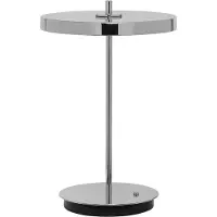 UMAGE LED bordslampa Asteria Move, dimbar, Aluminium / grå / zink, Vardagsrum / matsal, Metall, Design, LED-bordslampa