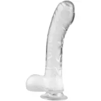 You2Toys Lazy Buttcock Jelly Dildo Klar 17 cm - Klar - Klar