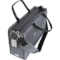 Sigel Datorväska Desk Sharing Bag Premium L Passar max.: 43,9 cm (17,3) Mörkgrå (B x H x D) 50 x 28 x 15 cm