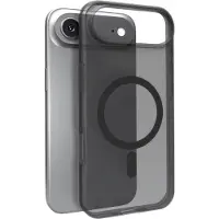 Puro Daylight Magsafe-kompatibelt silikonfodral för iPhone 17 Air - genomskinlig svart