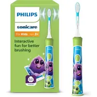 Philips Sonicare For Kids For Kids HX6352/11 Sonisk eltandborste, Barn, Ultraljudstandborste, Aqua, 62000 rörelser per minut, Ergonomisk, Gummi