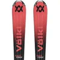 Völkl Racetiger Red+4.5 Vmotion Alpint Skidpaket För Juniorer