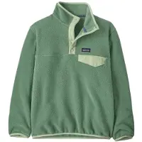 Patagonia - Varumärken - K's LW Synch Snap-T P/O Ellwood Green för UnisexUll - Barnstorlek M - Grön