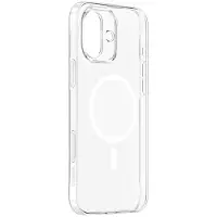 Baseus iP16 TouchButton Magnetiskt mobilskal (transparent)