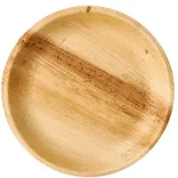 Papstar 87960, Tallrik, Rund, Palmblad, Brun, Mönstrad, 25 styck