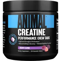 Animal , Creatinprestandachew, Grape, 120 Smältbara tabletter