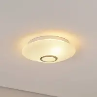 Argon Taklampa Cyril , dimbar, Vitt / opal, Vardagsrum / matsal, Glas, Taklampa
