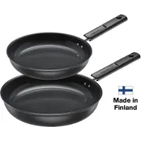 Fiskars - Hard Face Frying Pan Set 24 cm + 28 cm