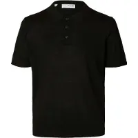 Selected T-shirt 'SLHTown' svart