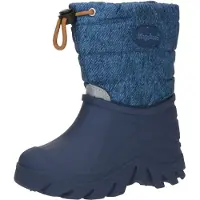 Playshoes Snöboots marinblå / blå denim