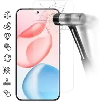 Mtp Products Honor 400 Smart 5G/4G/X7d 4G Skärmskydd av härdat glas - 9H - Case Friendly - Genomskinlig