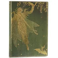 Olive Fairy (Lang’s Fairy Books) Midi Lined Softcover Flexi Journal (Elastic Band Closure)