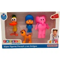 Bandai Friends Pocoyo Med Figur 4 Enheter