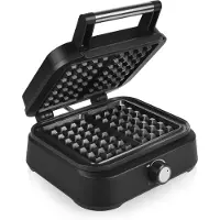 Princess 132398 Iron Deluxe - Våffeljärn - 1.5 kW - matt black