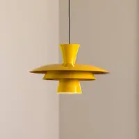 Luminex Hänglampa Plato , dimbar, Gul / orange, Vardagsrum / matsal, Metall, Modern, Pendellampa
