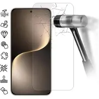 Mtp Products Honor Magic7 Härdat Glas Skärmskydd - Case Friendly - Genomskinlig
