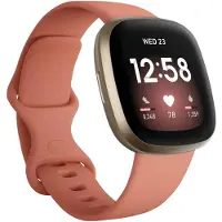 Fitbit Versa 3 - Connected klocka - Autonomi mer än 6 dagar - Rosa