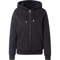 Superdry för kvinnor. W2012323A Borg Fodrad Ziphood svart (M), Casual, Bomull, Lång ärm
