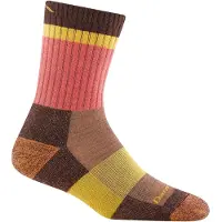 Darn Tough Heady Betty Micro Crew Lightweight With Cushion Mid Gray - Taupe - Opaline