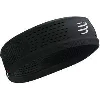 Compressport - Trail running kläder - Thin Headband On/Off Black för Unisex - Svart