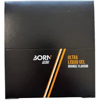 Born Ultra Liquid Låda Med Energigeler Apelsin 60ml 12 Enheter