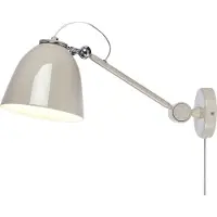 Markslöjd Vägglampa Tilt, Aluminium / grå / zink, Vardagsrum / matsal, Metall, Skandinavisk, Vägglampa, vägglampa inomhus