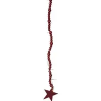 Star Trading Ljusslinga Beady | 150cm | 30 lampor | röd []