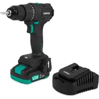 Vonroc PRO Borrskruvdragare 20V – Kolborstfri motor – 40Nm | Inkl. 2.0Ah batteri och laddare