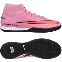 Nike Air Zoom Mercurial Superfly 10 Academy Ic Scary Good - Rosa/svart/totalt Crimson - Inomhus (Ic), storlek 47