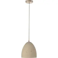 Schöner Wohnen Hänglampa Traventa, dimbar, Creme / bärnsten, Vardagsrum / matsal, Betong, Marininspirerad, Pendellampa