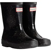 Hunter Gummistövlar - Kids First Giant Glitter - Svart - - 27 - Gummistövlar