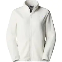 The North Face - Fleece dam - W Glacier Fleece Jacket White Dune för Unisex - Storlek L - Vit
