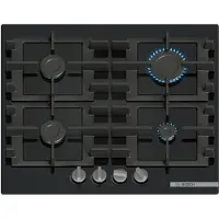 Bosch Serie 4 Pnp6b6k40 60 Cm Gasglasplatta 4 Brännare
