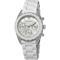 Giorgio Armani AR5941 klocka. Kvarts, vit. Damklocka.