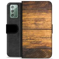 Mtp Products Samsung Galaxy Note20 Premium Plånboksfodral - Trä