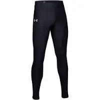 Under Armour HeatGear Stretch Svart Tight Mens Qualifier Leggings 1329355 002