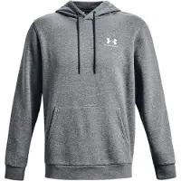 Under Armour Sport sweatshirt 'Essential' mörkgrå / vit