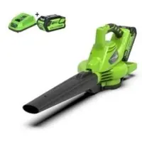 Greenworks Batteridriven lövblås GD40BVIIK4; 40 V; 1x4,0 Ah batt.