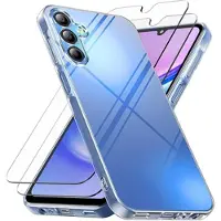 Mtp Products Samsung Galaxy A17/A26 TPU Skal med 2x Härdat Glas Skärmskydd - 9H - Klar