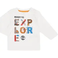 Timberland Långärmade T-shirts TEE-SHIRT MANCHES LONGUES T60250 pojkar - Vit - 4 år