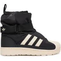 Adidas Snöboots 'Superstar 360' svart / vit
