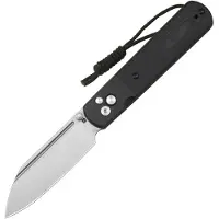 Artisan Holm 1875P-BK, Stonewashed AR-RPM9, Black PVD Steel, Black G10 Inlay pocket knife