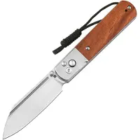 Artisan Holm 1875P-RW, Stonewashed AR-RPM9, Steel/Rose Wood Inlay pocket knife