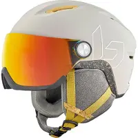 Bolle - Skidhjälmar herr - V-Atmos Oatmeal Matte för Unisex - Storlek 52-55 cm - Vit