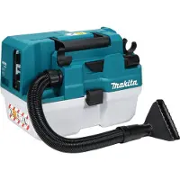 Makita industriell dammsugare, batteri 7,5L 40V XGT AWS 0*AH - SOLO