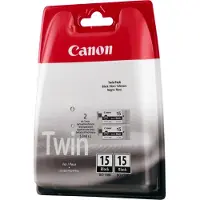 Canon BCI-15BK svart bläckpatron 2-pack (original)