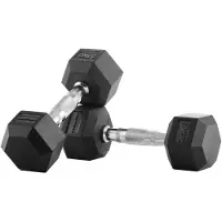 Bodytone Rubber 2.5kg Hexagonalt Hantel 2 Enheter