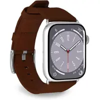 Puro PUAW40ECLASSICBRWN, Klockarmband, Apple, Apple Watch, Läder, Metall, Silver